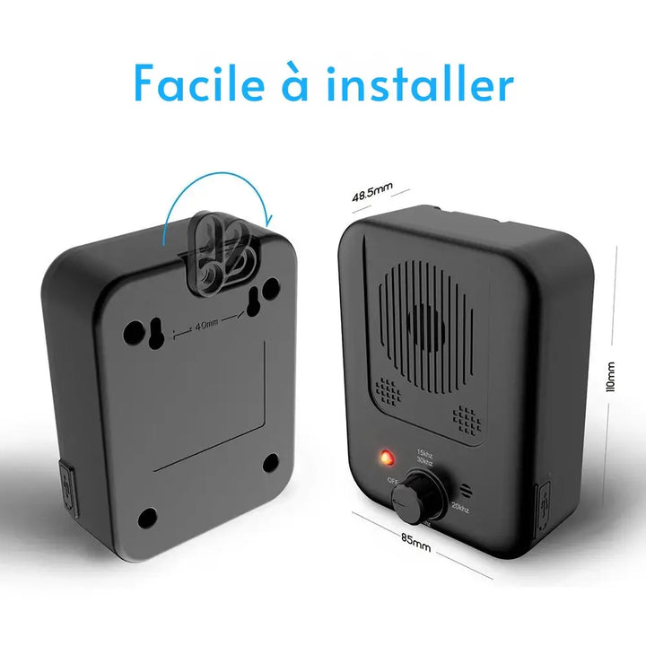 Appareil anti-aboiement ultrason chien.  Solution douce et efficace pour réduire les aboiements.