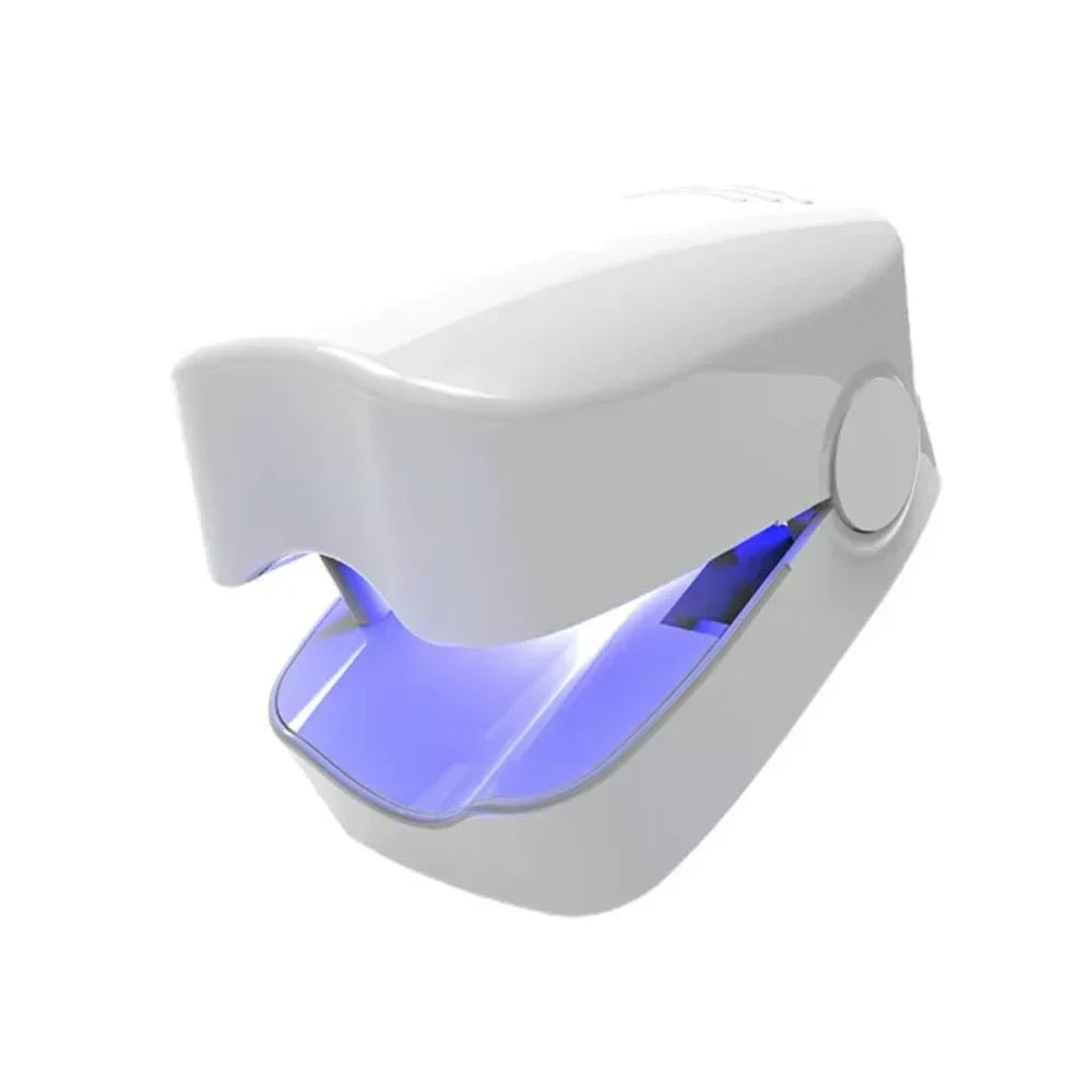 Appareil laser portable anti-champignons, compact, design élégant, trois couleurs: Blanc, Noir, Rose, pour ongles sains.