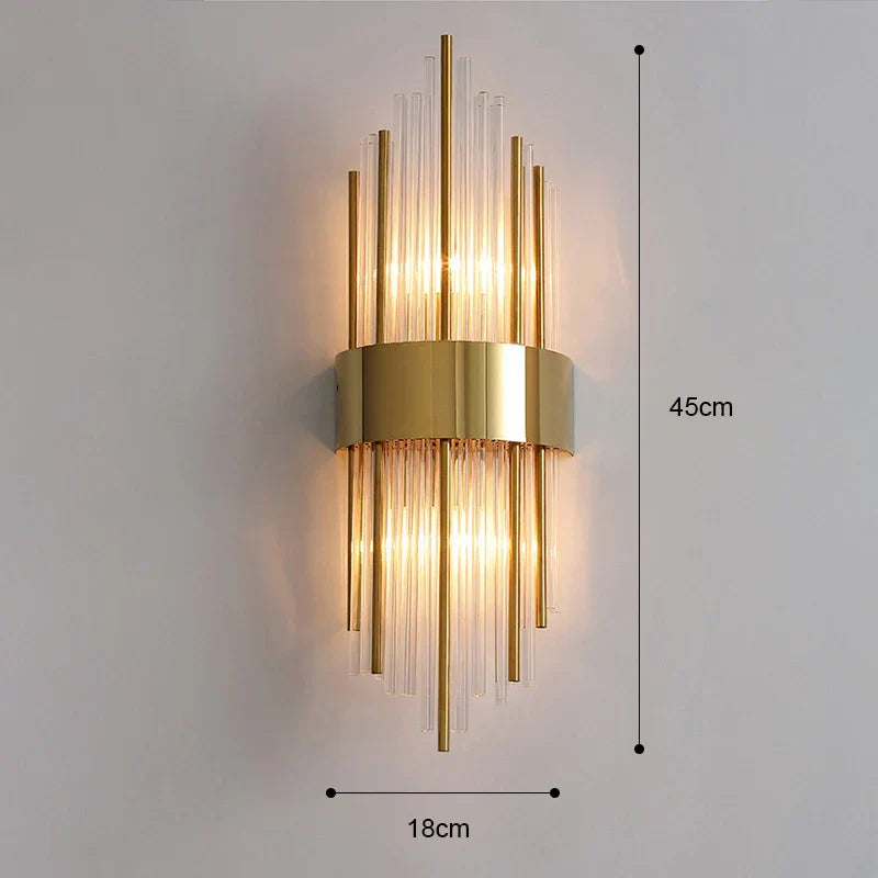 Applique murale LED design moderne.  Éclairage chambre élégant,  finitions dorée, noire ou blanche.