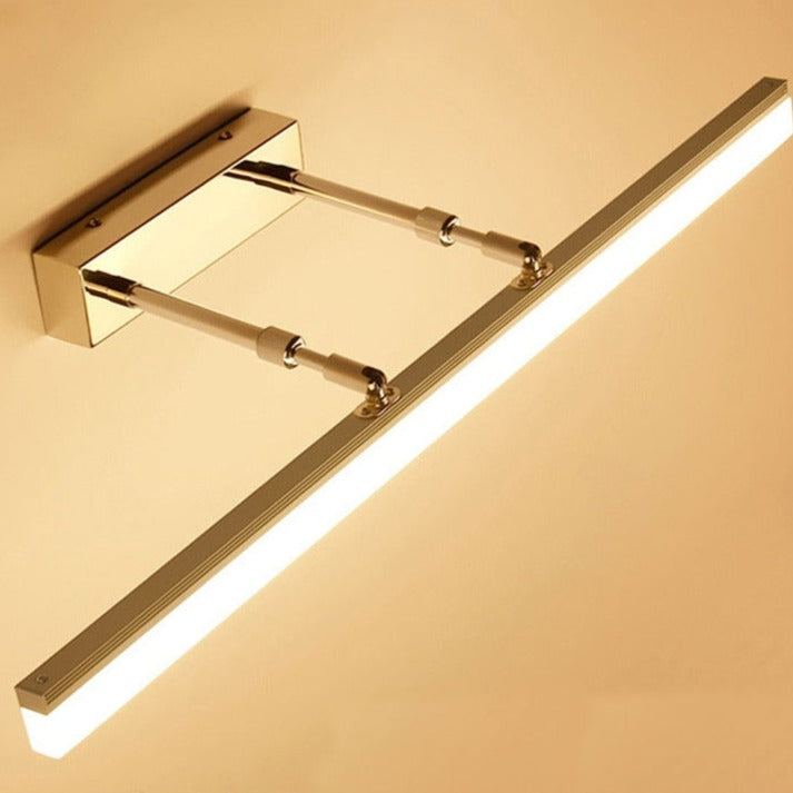 Applique murale LED salle de bain, étanche IP65, design moderne, éclairage LED intégré.