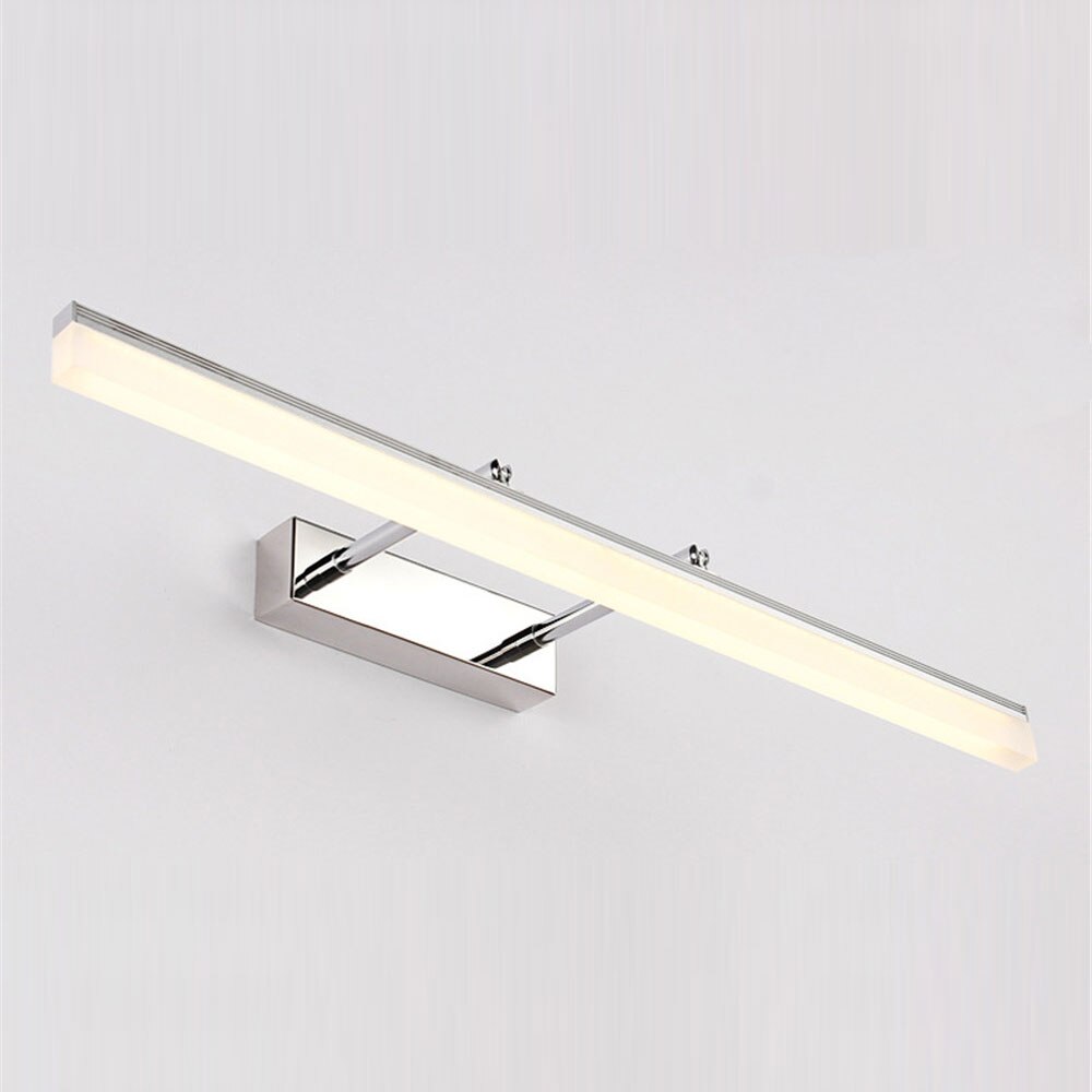 Applique murale LED salle de bain, étanche IP65, design moderne, éclairage LED intégré.