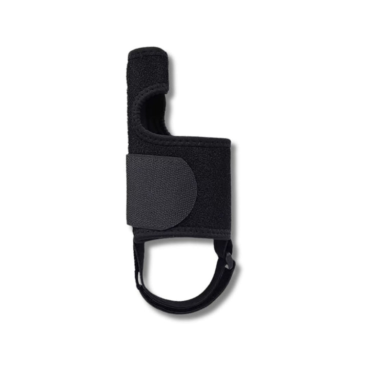 "Attelle de nuit ajustable pour hallux valgus, design ergonomique, assure confort pour un sommeil paisible et sans douleur."