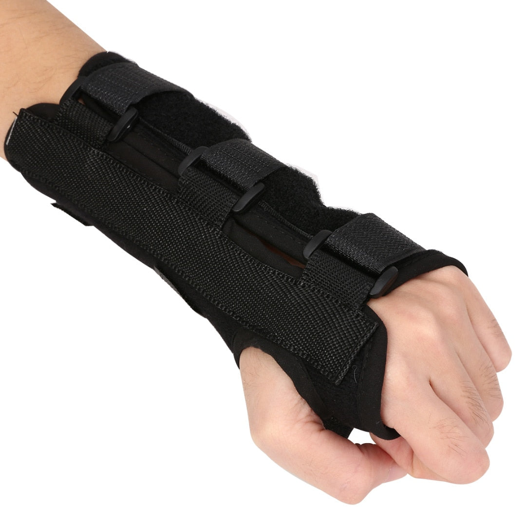 Attelle poignet ajustable, soulagement douleur. Maintien efficace, confort optimal. Idéale tendinite, arthrose.