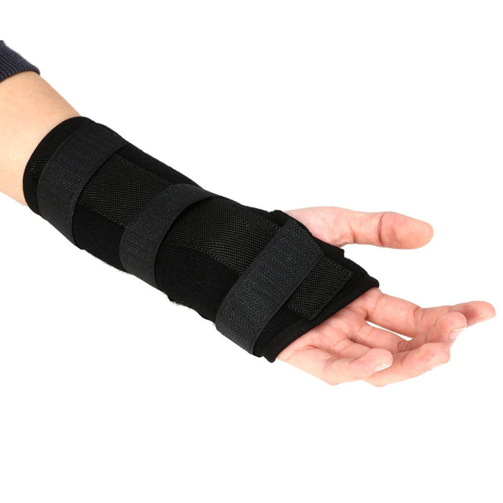 Attelle poignet ajustable, soulagement douleur. Maintien efficace, confort optimal. Idéale tendinite, arthrose.