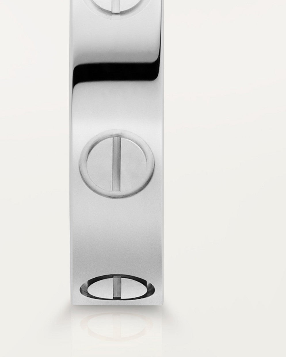 Bague Aria unisexe en argent et alliage zinc. Bijou résistant à l'eau, design moderne avec vis.