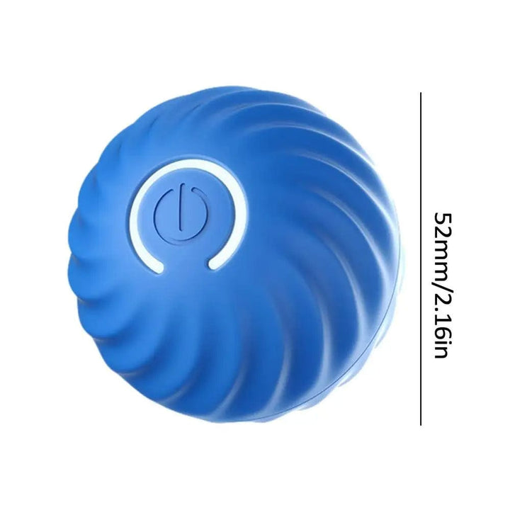 Balle auto-roulante interactive pour chien. Jouet amusant stimulant l'activité et l'instinct de chasse.