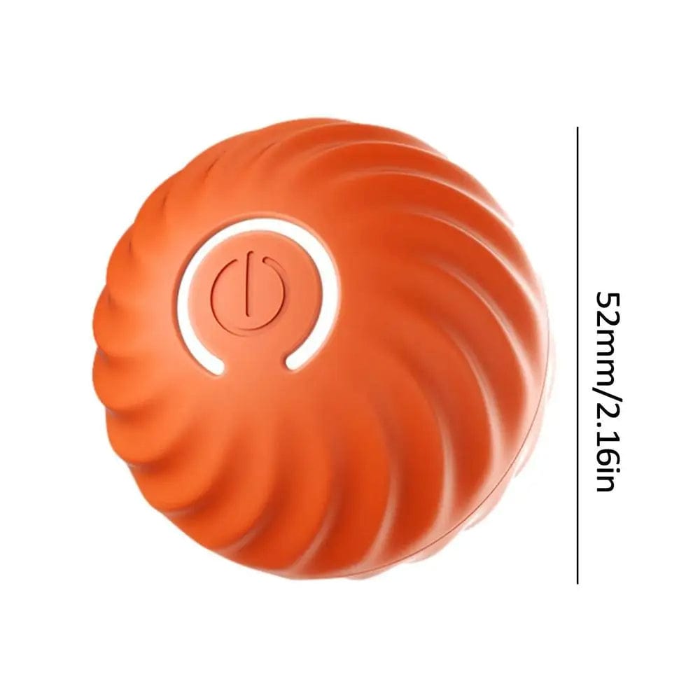 Balle auto-roulante interactive pour chien. Jouet amusant stimulant l'activité et l'instinct de chasse.
