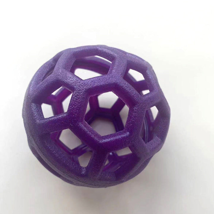 Balle interactive pour chien, durable et stimulante.  Favorise le reniflement et le jeu. Couleurs vives.