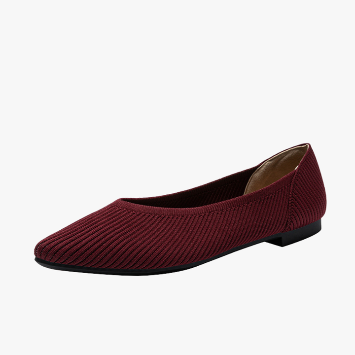 Ballerines plates femme confortables, bout pointu, pour une démarche élégante et légère.