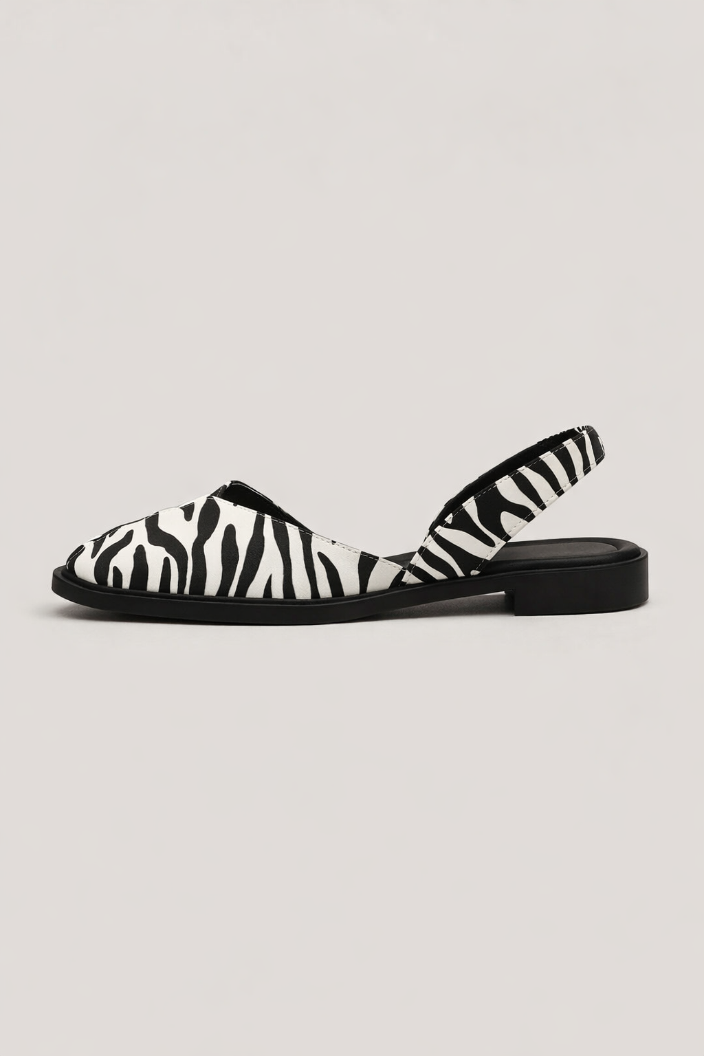 Ballerines imprimées élégantes pour femme, style chic et confortable, parfaites pour le printemps/été.