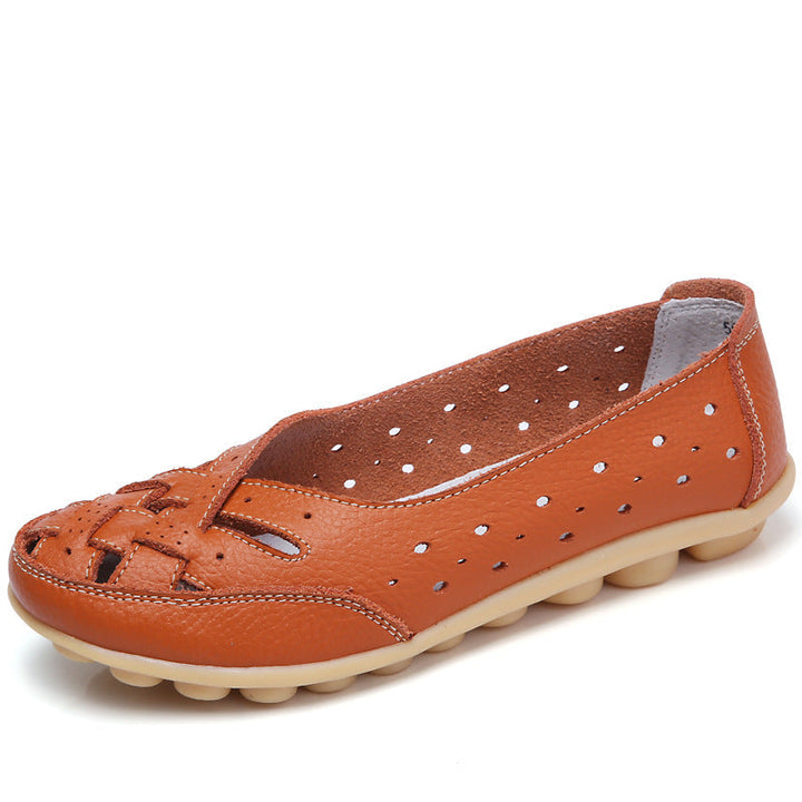 Paire de ballerines pour femmes, avec semelle intérieure amortissante pour un confort longue durée.