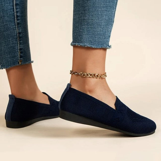 Ballerines femme, légères, respirantes, idéales pour le printemps, style décontracté.