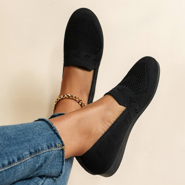 Ballerines femmes respirantes et confortables, idéales pour l'été et le printemps.