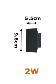 "Bande LED étanche pour mur, aluminium moderne, lumière chaude ou froide, protection IP65, écoénergétique extérieure"