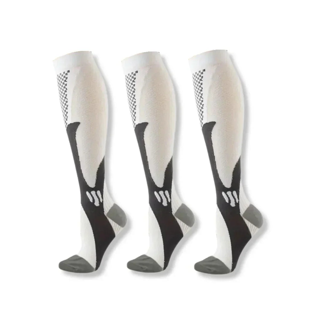 "Bas de compression médicaux, confortables, ergonomiques, accélérant la circulation sanguine pour jambes en toutes occasions.