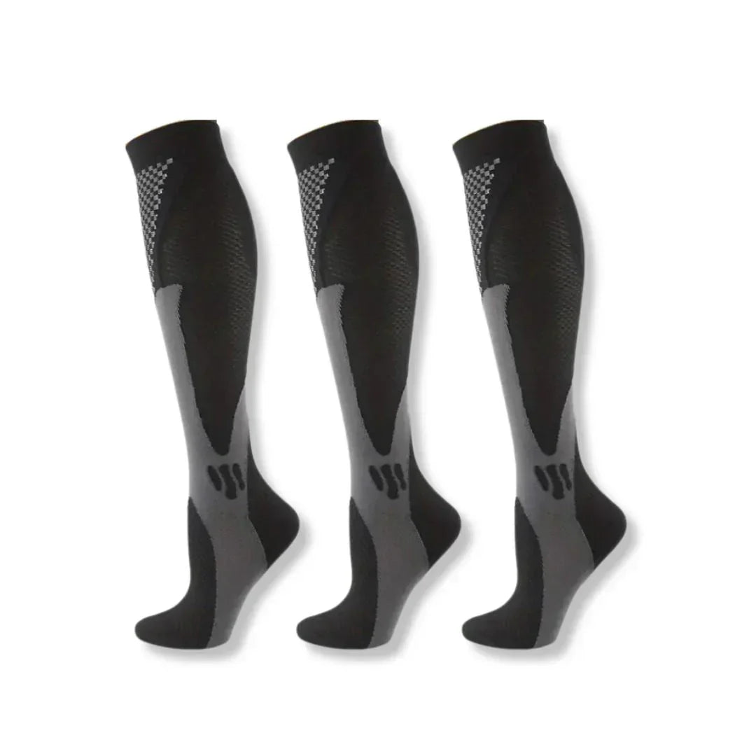 "Bas de compression médicaux, confortables, ergonomiques, accélérant la circulation sanguine pour jambes en toutes occasions.