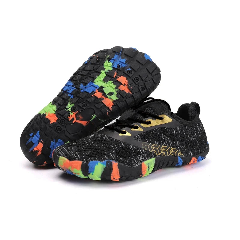 Paire de baskets aquatiques enfants, séchage rapide et légères. Confort et protection pour l'eau.