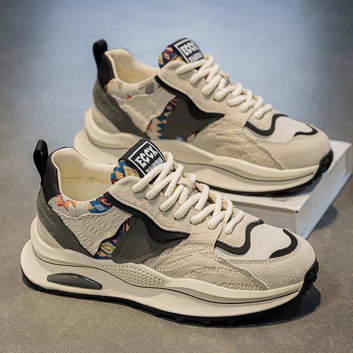 Baskets polyvalentes pour hommes, style sport décontracté. Confort quotidien assuré pour toutes vos activités.