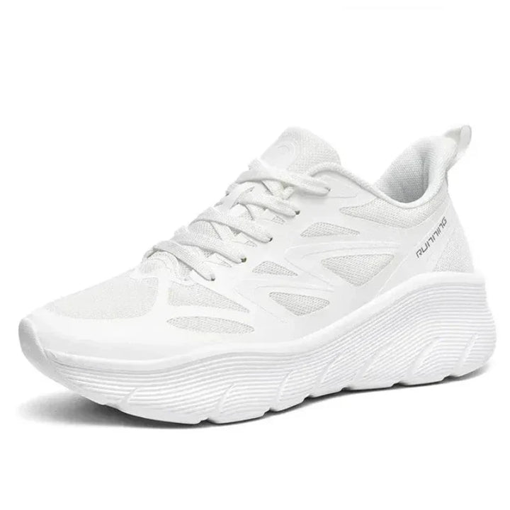 Chaussures sport athlétisme unisexe, respirantes à semelle épaisse pour un soutien optimal.