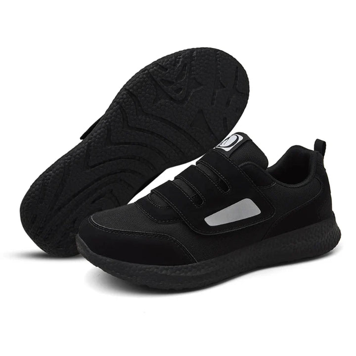 Baskets de marche orthopédiques larges et confortables pour hommes et femmes, idéales pour le bien-être quotidien.