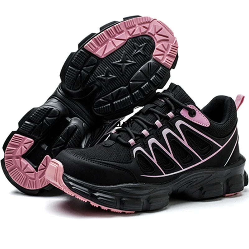 Chaussures de sécurité femme légères, respirantes, et stylées pour femme active. Idéales travail.