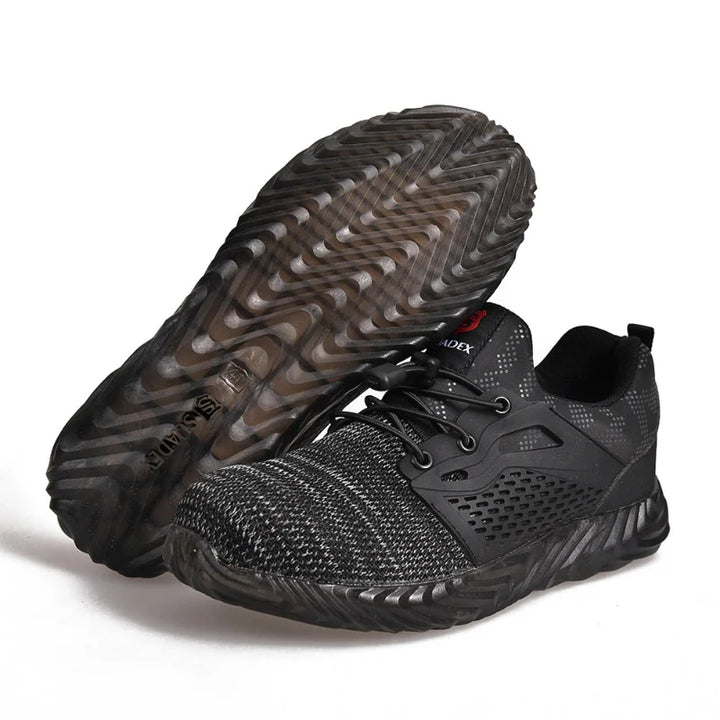 Baskets de sécurité confortables et indestructibles pour hommes et femmes, offrant une protection intégrale.