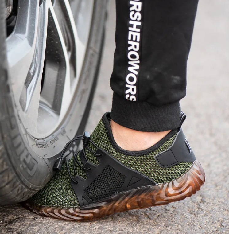 Chaussures de sécurité mixtes ultra-légères, parfaites pour hommes et femmes sur chantier. Protection optimale.