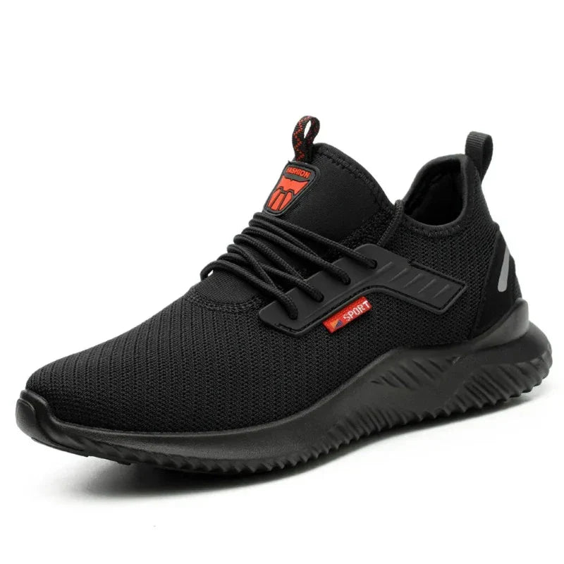 Chaussures de sécurité mixtes, parfaites pour le travail, alliant légèreté, confort et protection des pieds toute la journée.