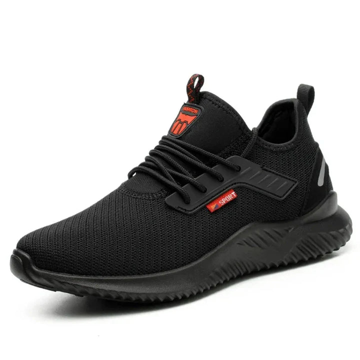 Chaussures de sécurité mixtes, parfaites pour le travail, alliant légèreté, confort et protection des pieds toute la journée.