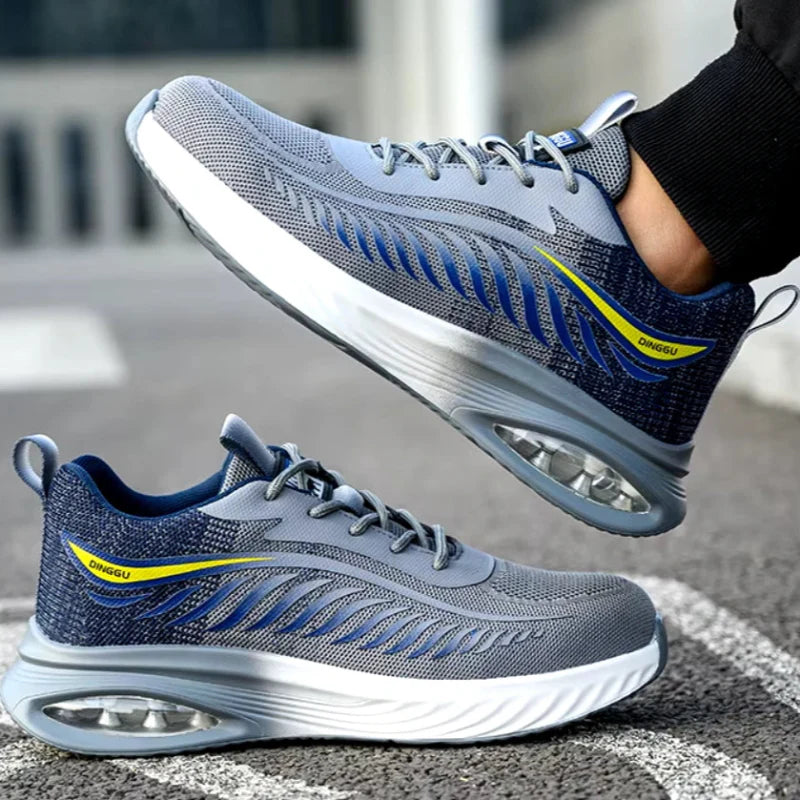 Chaussures de sécurité homme/femme, respirantes, anti-perforation, confort maximal au travail.