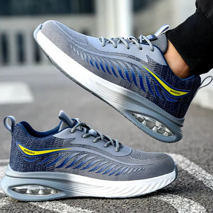 Chaussures de sécurité homme/femme, respirantes, anti-perforation, confort maximal au travail.