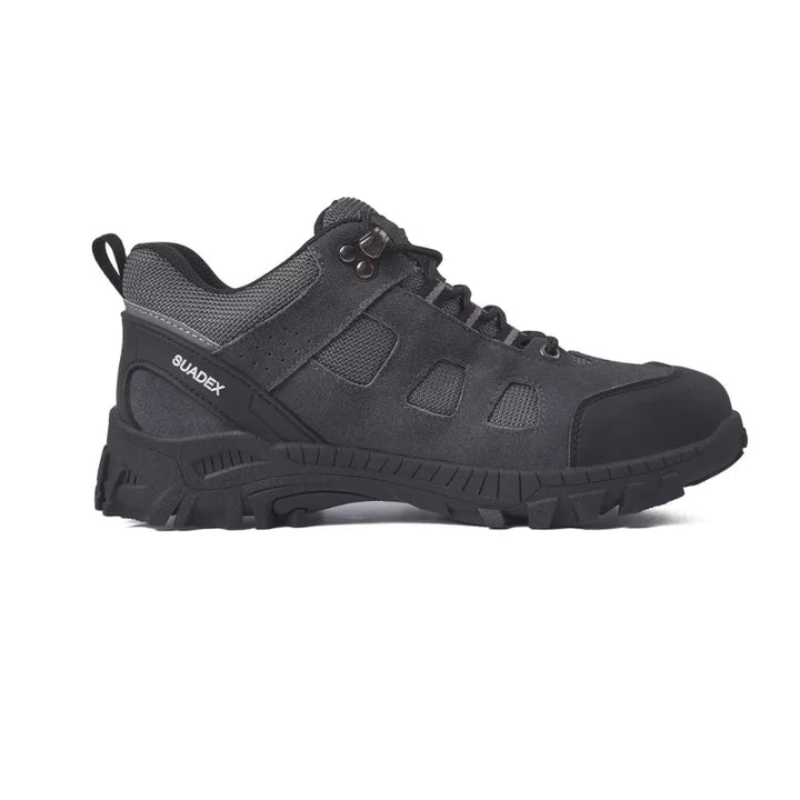 Design moderne de baskets de sécurité avec embout acier. Offrent légèreté, protection et confort au travail.