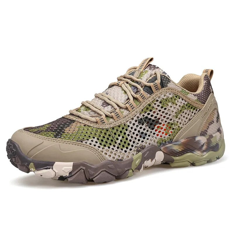 Chaussures de sport homme respirantes, parfaites pour le running et l'athlétisme, offrant confort et aération.