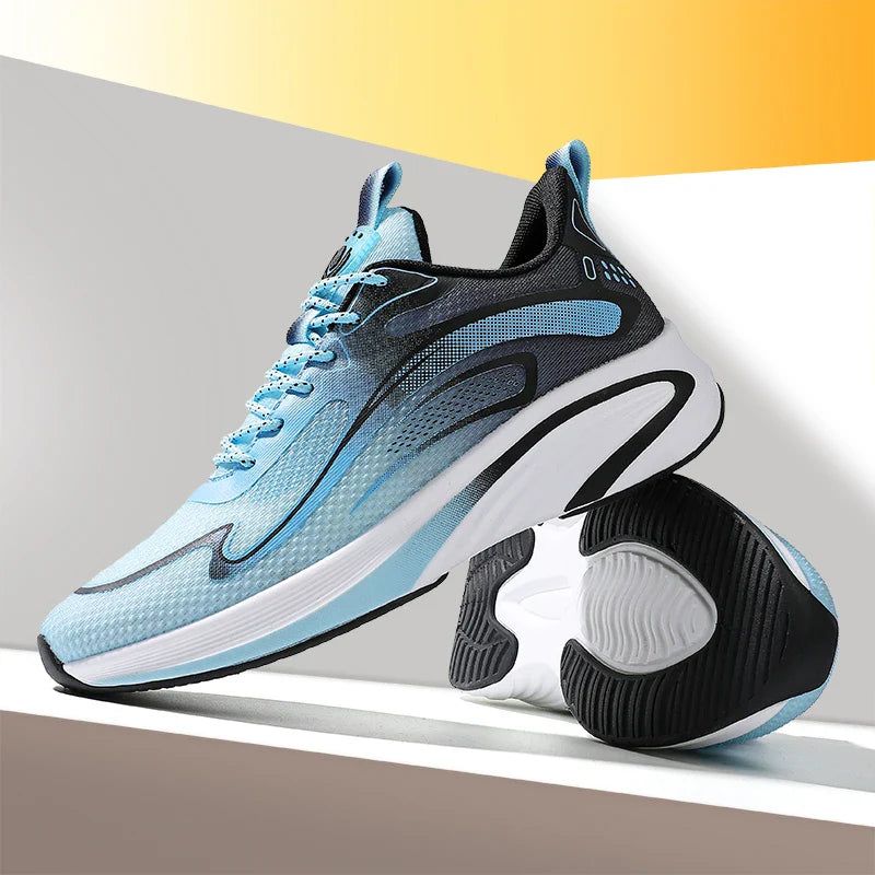 Baskets de sport unisexe légères et amortissantes. Idéales pour la course, l'entraînement et le confort quotidien.