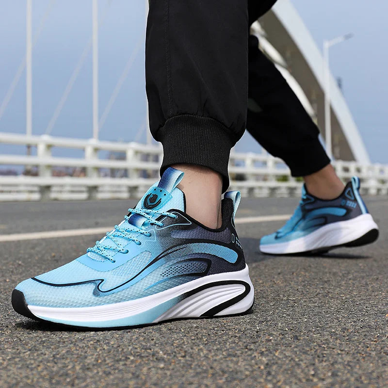 Chaussures de course unisexe légères, respirantes et amortissantes. Parfaites pour le sport et les activités en extérieur.