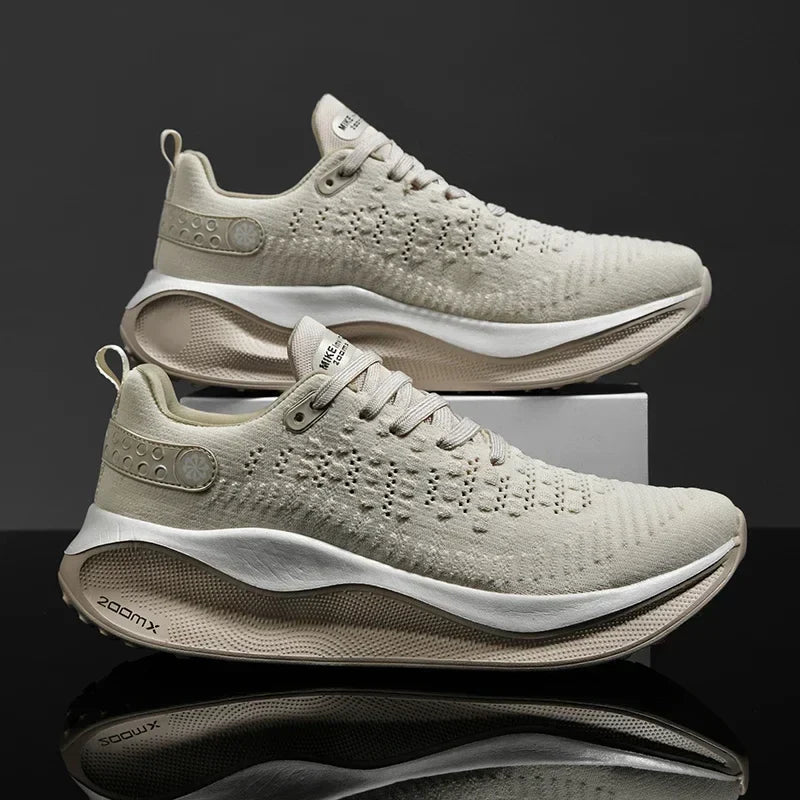 Baskets running légères et respirantes, idéales pour sportifs hommes et femmes cherchant performance.