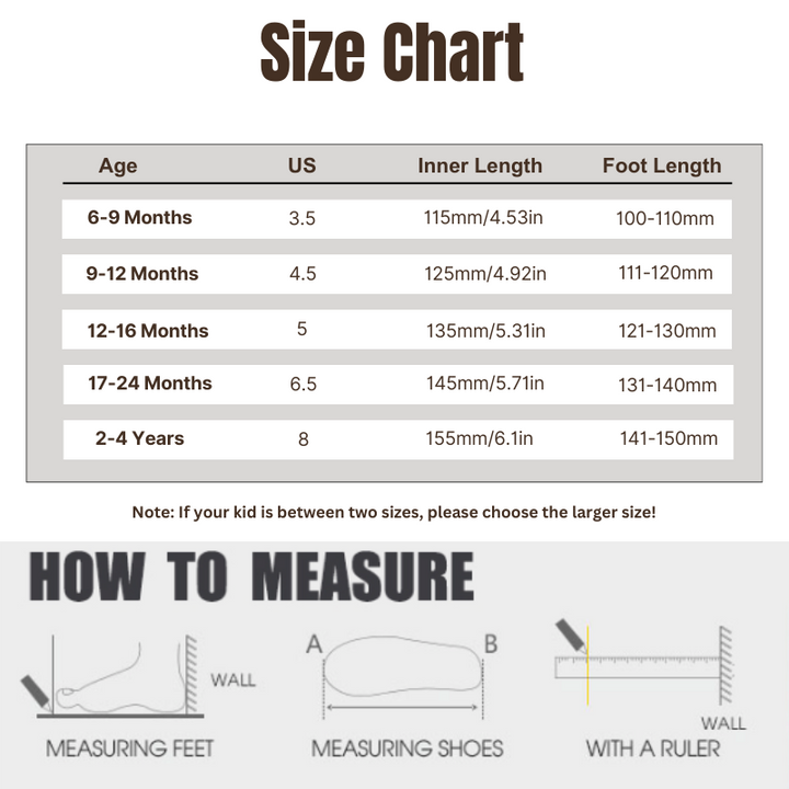 "Baskets enfant multicolores avec semelles antidérapantes, maille respirante et embout protecteur, tailles 0-4 ans."