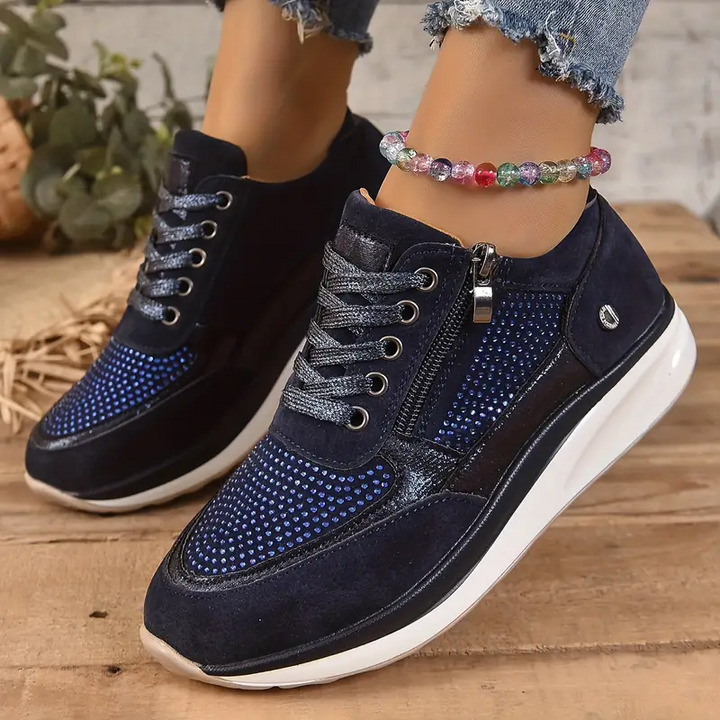 Baskets orthopédiques femmes, conçues pour un confort optimal et le soutien du pied. Idéales au quotidien.