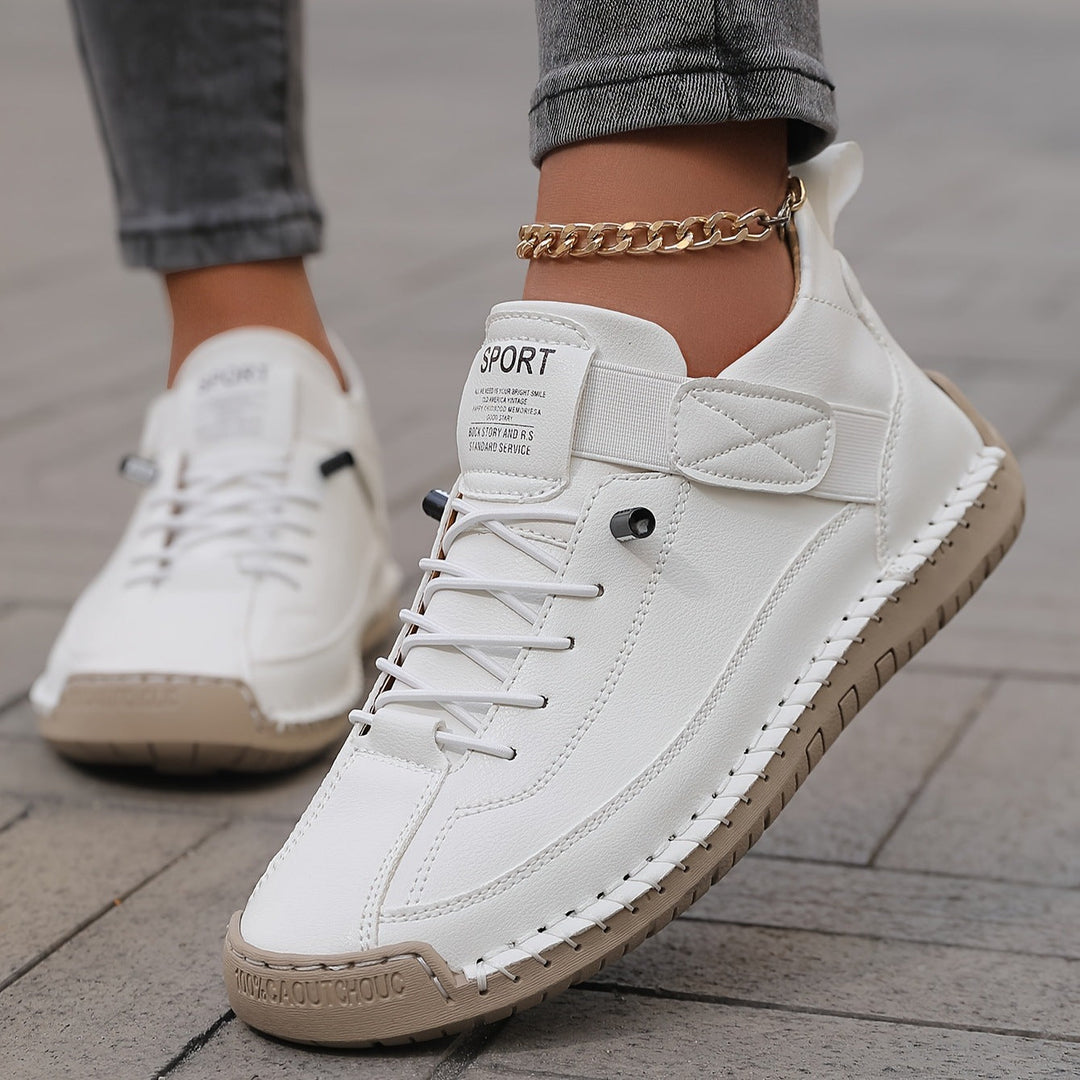 Baskets femme confortables et légères avec soutien optimal du pied, idéales pour la marche quotidienne.