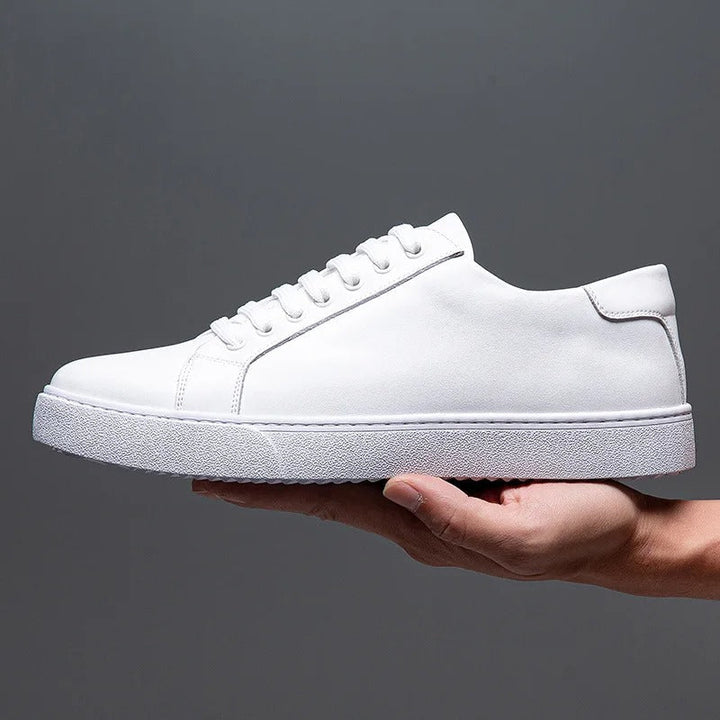 Baskets homme en cuir, style élégant et confortable.  Design intemporel, cuir premium.