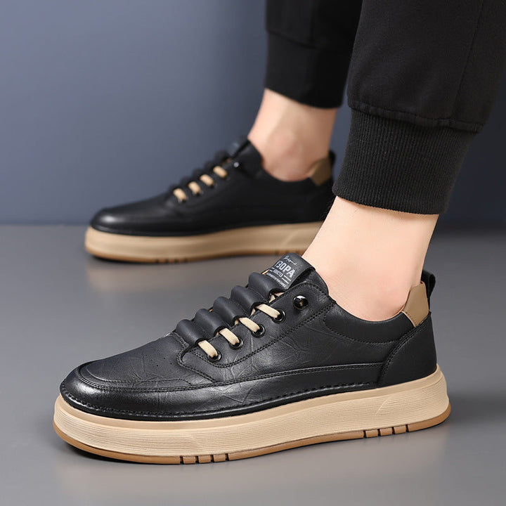 Baskets décontractées hommes, lacets, soutien optimal du pied, idéales pour le quotidien.