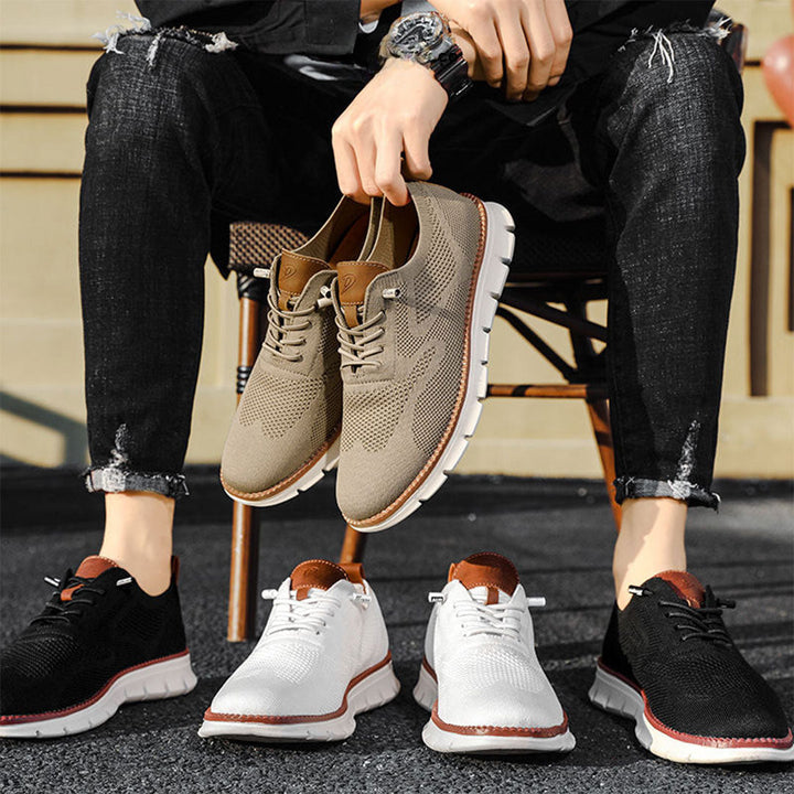 Chaussures décontractées et robustes pour hommes, conçues pour durer et maintenir un style urbain.