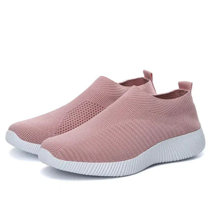 Baskets légères et respirantes pour femmes, confort optimal pour la marche et le sport.
