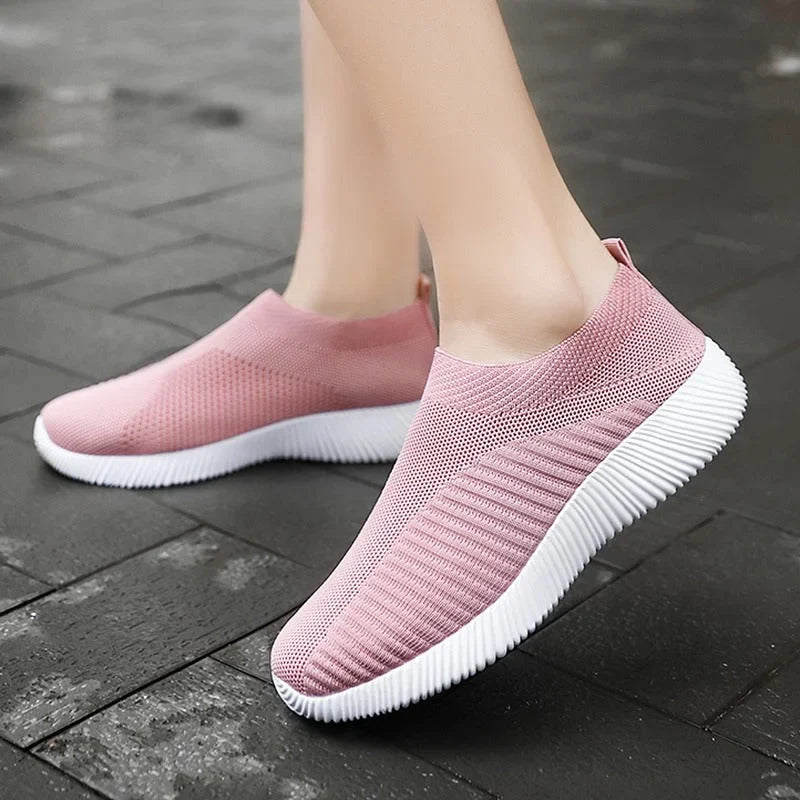Baskets pour femmes respirantes, légères, avec semelle antidérapante pour un excellent confort.