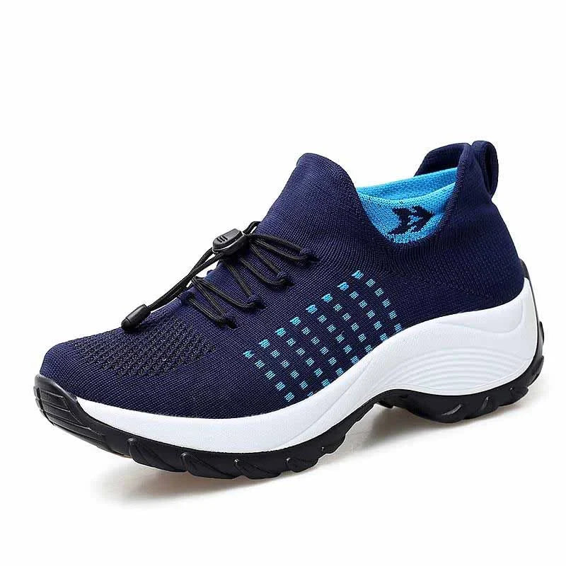 Baskets respirantes femme, confort supérieur, parfaites pour soulager la douleur du pied.