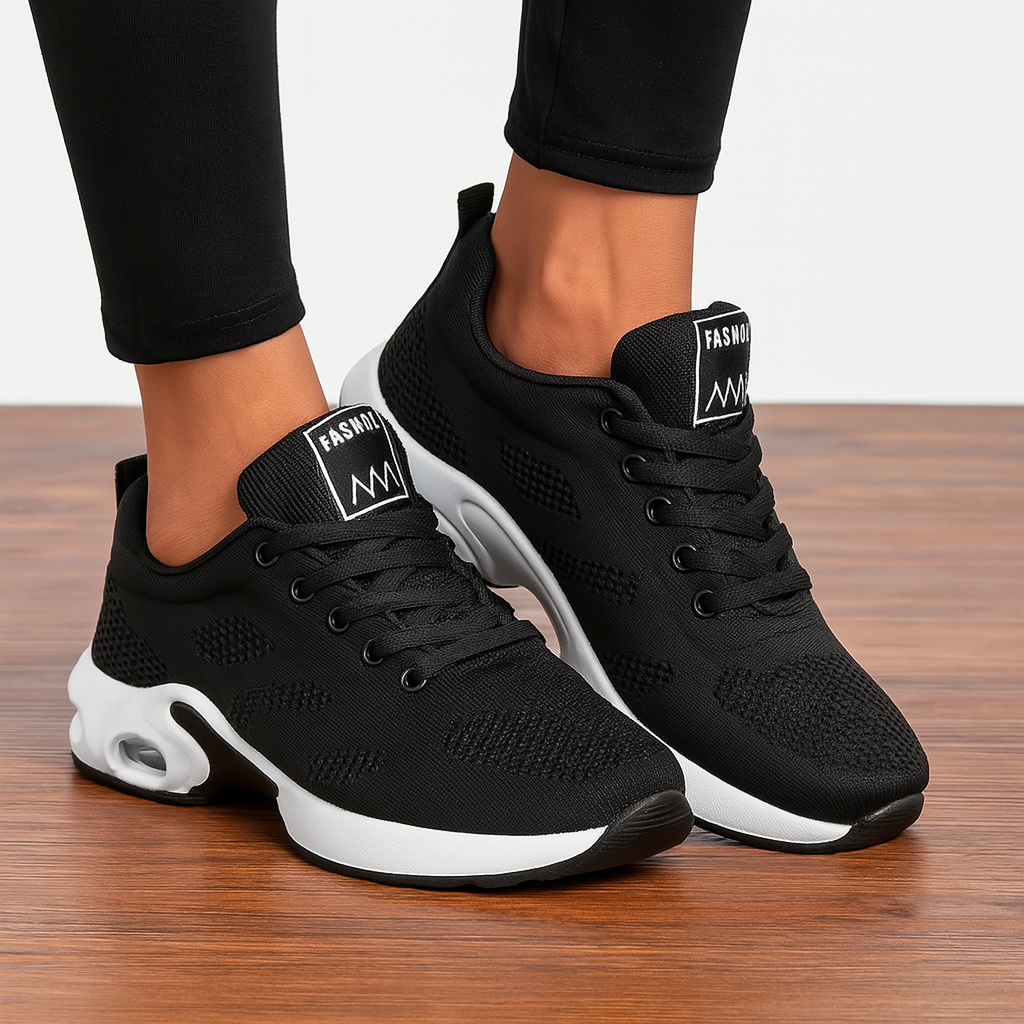 Baskets décontractées femme, légères, avec amorti et soutien orthopédique pour un bien-être durable.
