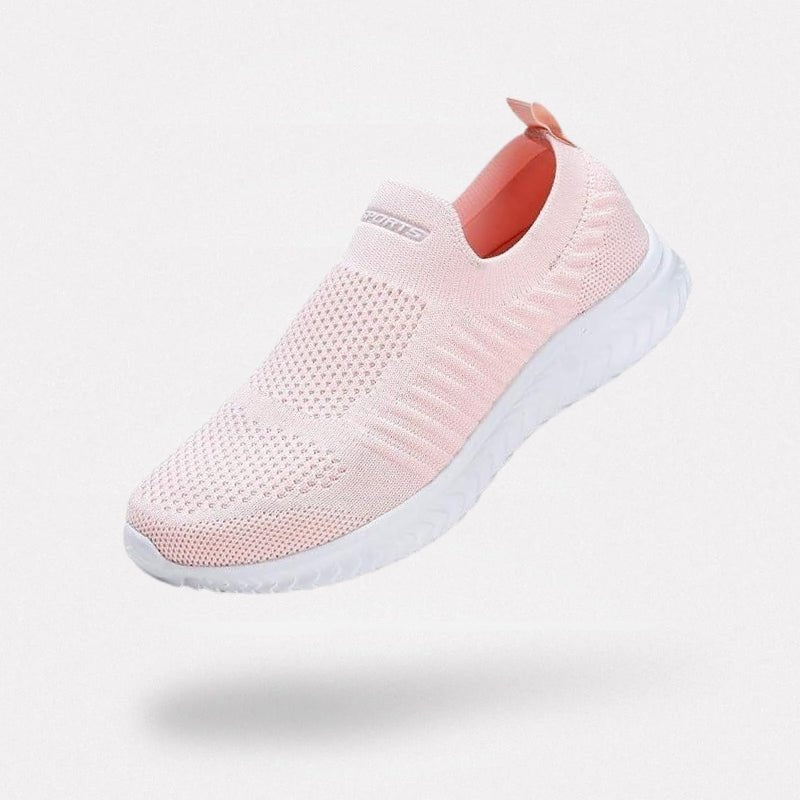 "Baskets orthopédiques pour femmes beige, design moderne, confort durable, parfaites pour usage quotidien"