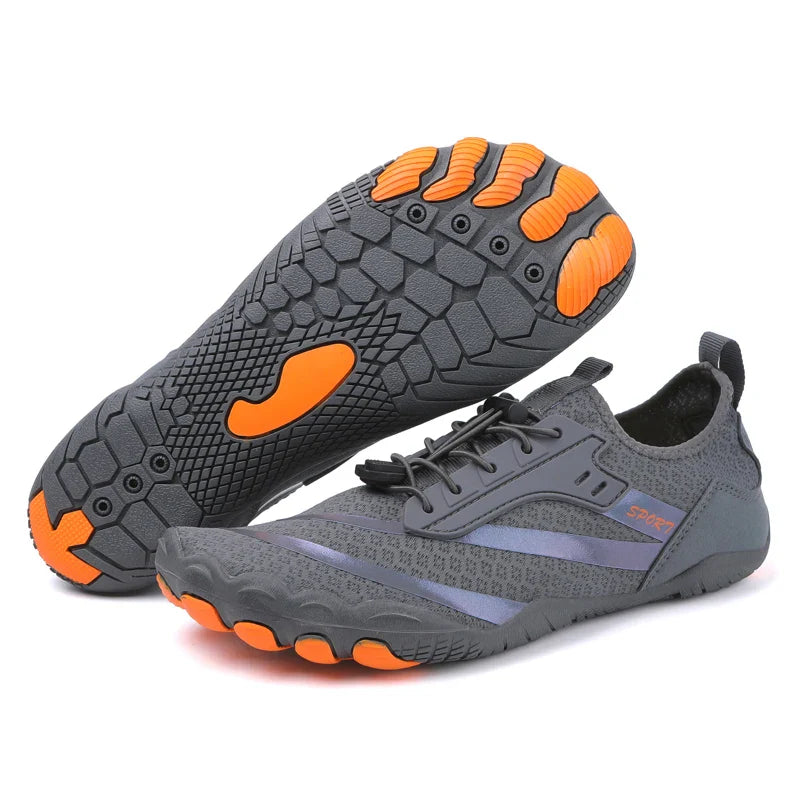 Chaussures de sport aquatiques ultralégères offrant une sensation pieds nus. Idéales pour l'été.