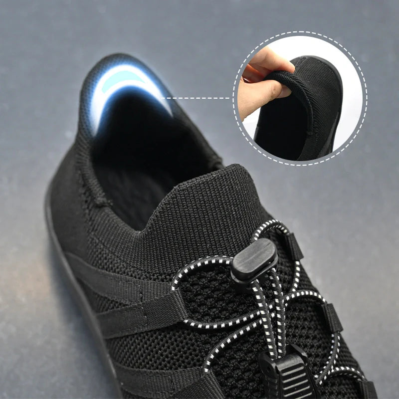 Baskets pieds nus minimalistes unisexe, conçues pour une sensation naturelle et confortables pour la marche outdoor.