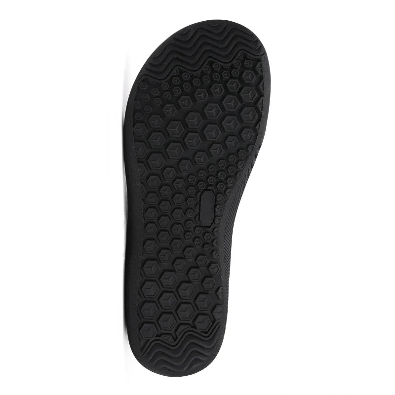 Baskets pieds nus unisexes avec large boîte à orteils, confort naturel, idéales pour pieds larges.